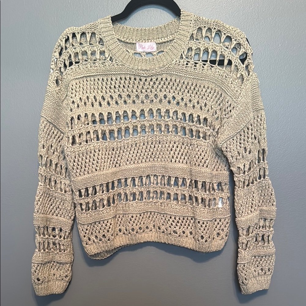 Beige Knit Sweater
